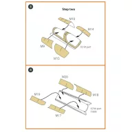   Clear Prop Accessories F-2B Fighter double-sided painting mask for Finemolds kits 1:72 (CPA72090)