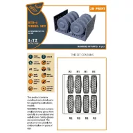   Clear Prop Accessories BTR-4 Wheel set for IBG kits 1:72 (CPA72091)