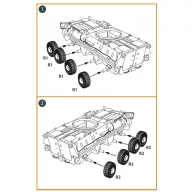   Clear Prop Accessories BTR-4 Wheel set for IBG kits 1:72 (CPA72091)