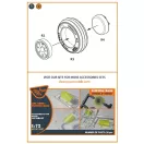 Clear Prop Accessories AMX, AMX-T Ghibli wheel set for Italeri kits 1:72 (CPA72093)