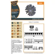   Clear Prop Accessories A5M Claude (all versions) resin engine set for CP kits CP72006/CP72008/CP72009/CP72010 upgrated 1:72 (CPA72094)