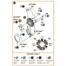 Clear Prop Accessories A5M Claude (all versions) resin engine set for CP kits CP72006/CP72008/CP72009/CP72010 upgrated 1:72 (CPA72094)