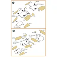   Clear Prop Accessories Mirage-2000N double-sided painting mask for Dream Model kits 1:72 (CPA72095)