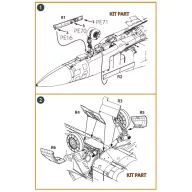   Clear Prop Accessories MiG-23 undercarriage covers for CP kits 1:72 (CPA72096)
