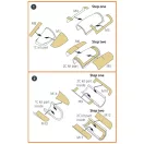 Clear Prop Accessories AMX Ghibli double-sided painting mask for Italeri kits 1:72 (CPA72097)