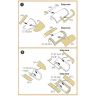   Clear Prop Accessories AMX Ghibli double-sided painting mask for Italeri kits 1:72 (CPA72097)