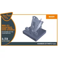   Clear Prop Accessories MiG-23 Instrument panel cover with gunsight for CP kits 1:72 (CPA72098)