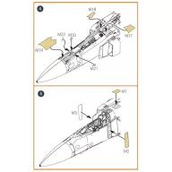   Clear Prop Accessories MiG-23ML, MLD, P, MLAE Exterior painting mask for CP kits 1:72 (CPA72099)