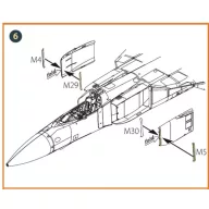   Clear Prop Accessories MiG-23ML, MLD, P, MLAE Exterior painting mask for CP kits 1:72 (CPA72099)