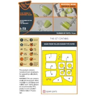   Clear Prop Accessories F-5E Tiger II painting mask for Italeri kits 1:72 (CPA72101)