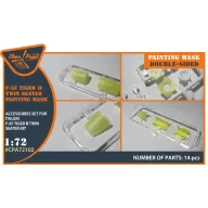   Clear Prop Accessories F-5F Tiger II painting mask for Italeri kits 1:72 (CPA72102)