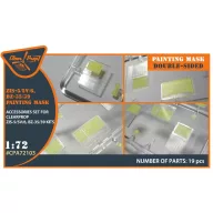   Clear Prop Accessories ZiS-5/5V/6/BZ35/39 painting mask for CP kits 1:72 (CPA72103)