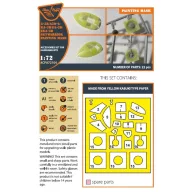   Clear Prop Accessories A-3B painting mask for Hasegawa kits 1:72 (CPA72104)