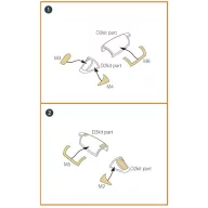   Clear Prop Accessories G.91R painting mask for MENG kits 1:72 (CPA72108)