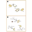 Clear Prop Accessories G.91R painting mask for MENG kits 1:72 (CPA72108)