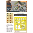 Clear Prop Accessories F84E/G Thunderjet painting mask for Italeri/Academy kits 1:72 (CPA72110)