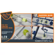   Clear Prop Accessories F4U-4B/7 Corsair painting mask for Italeri kits 1:72 (CPA72111)