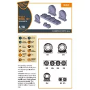 Clear Prop Accessories F-35A wheel set 1:72 (CPA72112)
