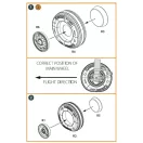 Clear Prop Accessories F-35A wheel set 1:72 (CPA72112)