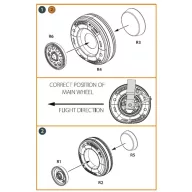 Clear Prop Accessories F-35A wheel set 1:72 (CPA72112)