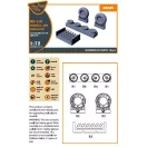 Clear Prop Accessories Me-410 B-1/U2/U4/R4 wheel set and exhausts for Airfix kit 1:72 (CPA72113)