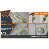   Clear Prop Accessories Me-410 B-1/U2/U4/R4 painting mask for Finemolds kits 1:72 (CPA72115)