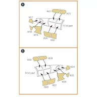  Clear Prop Accessories Me-410 B-1/U2/U4/R4 painting mask for Finemolds kits 1:72 (CPA72115)