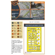   Clear Prop Accessories Me-410 B-1/U2/U4/R4 painting mask for Airfix kit 1:72 (CPA72116)