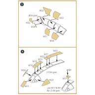   Clear Prop Accessories Me-410 B-1/U2/U4/R4 painting mask for Airfix kit 1:72 (CPA72116)