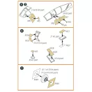 Clear Prop Accessories Me-410 B-1/U2/U4/R4 painting mask for Airfix kit 1:72 (CPA72116)