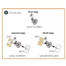 Clear Prop Accessories Me-410 B-1/U2/U4/R4 painting mask for Airfix kit 1:72 (CPA72116)