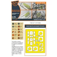   Clear Prop Accessories Me-262B-1A/U1 painting mask for REVELL kit 1:72 (CPA72117)