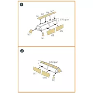   Clear Prop Accessories Me-262B-1A/U1 painting mask for REVELL kit 1:72 (CPA72117)