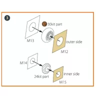  Clear Prop Accessories Me-262B-1A/U1 painting mask for REVELL kit 1:72 (CPA72117)