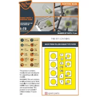   Clear Prop Accessories Fairey Delta 2 painting mask for Dora Wings kit 1:72 (CPA72121)