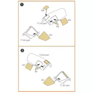   Clear Prop Accessories Fairey Delta 2 painting mask for Dora Wings kit 1:72 (CPA72121)