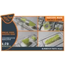 Clear Prop Accessories Mirage 2000D double-sided painting mask for Modelsvit kit 72075 1:72 (CPA72122)