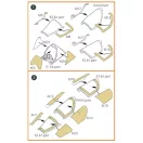 Clear Prop Accessories Mirage 2000D double-sided painting mask for Modelsvit kit 72075 1:72 (CPA72122)