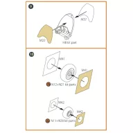   Clear Prop Accessories Mirage 2000D double-sided painting mask for Modelsvit kit 72075 1:72 (CPA72122)