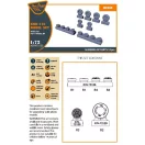 Clear Prop Accessories EMB-145 wheel set for A-model kits 1:72 (CPA72123)