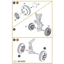 Clear Prop Accessories EMB-145 wheel set for A-model kits 1:72 (CPA72123)