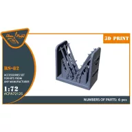   Clear Prop Accessories RS-82 used on the following airplanes: I-15bis, I-16, I-153, Yak-1, Yak-7, Su-2, A-7 1:72 (CPA72125)