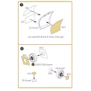 Clear Prop Accessories OV-1B Mohawk Pilot School painting mask for CP kit CP72038 1:72 (CPA72128)