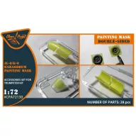   Clear Prop Accessories K-8/JL-8 Karakorum double-sided painting mask for Trumpeter kit 1:72 (CPA72130)