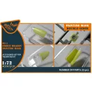 Clear Prop Accessories FC-1 Fierce Dragon double-sided painting mask for Trumpeter kit 1:72 (CPA72131)