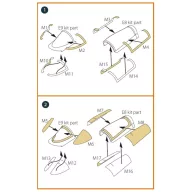  Clear Prop Accessories FC-1 Fierce Dragon double-sided painting mask for Trumpeter kit 1:72 (CPA72131)