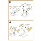 Clear Prop Accessories Chinese J-10B double-sided painting mask for Trumpeter kit 01651 1:72 (CPA72132)