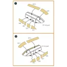 Clear Prop Accessories DH.88 Comet painting mask for CP kits 1:72 (CPA72134)