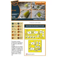  Clear Prop Accessories F-15C painting mask for Finemolds kits 1:72 (CPA72135)