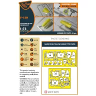   Clear Prop Accessories F-15D painting mask for Finemolds kits 1:72 (CPA72136)